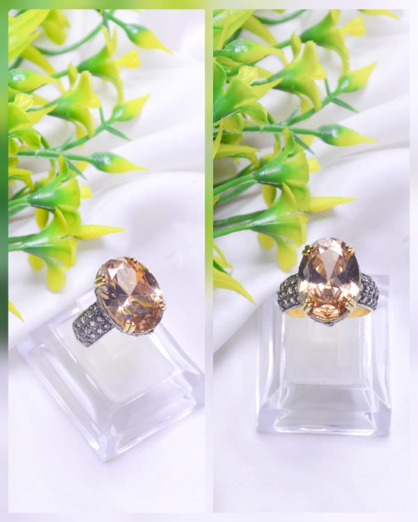 Casting Made Zircon stones Ring Exclusive By Unique Fancy Jewelry - Image 3