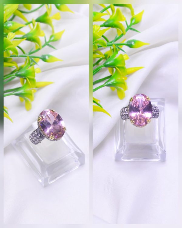 Casting Made Zircon stones Ring Exclusive By Unique Fancy Jewelry - Image 4