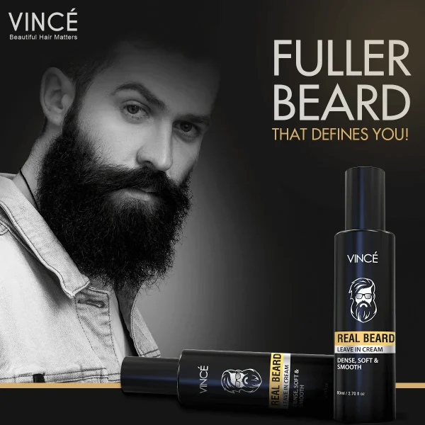 Vince Real Beard Leave In Cream 80ml - Image 3