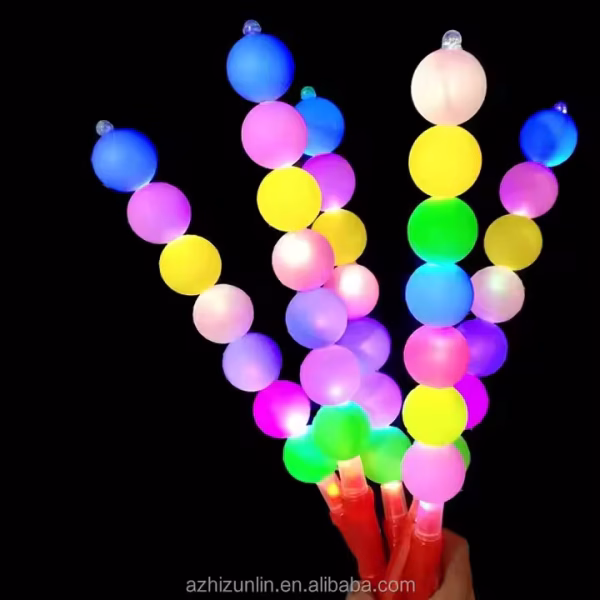 Glowing concert props, fluorescent flashing colorful silver sparkling sticks, cheering toys, LED light sticks - Image 7