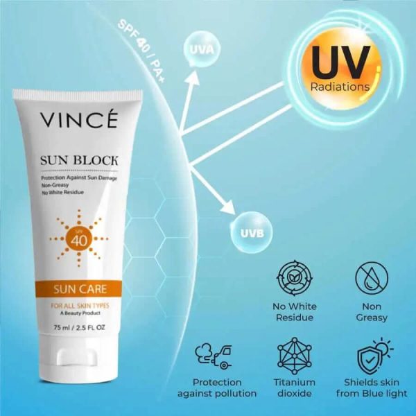 Vince SUNBLOCK SPF 40 75ml - Image 2