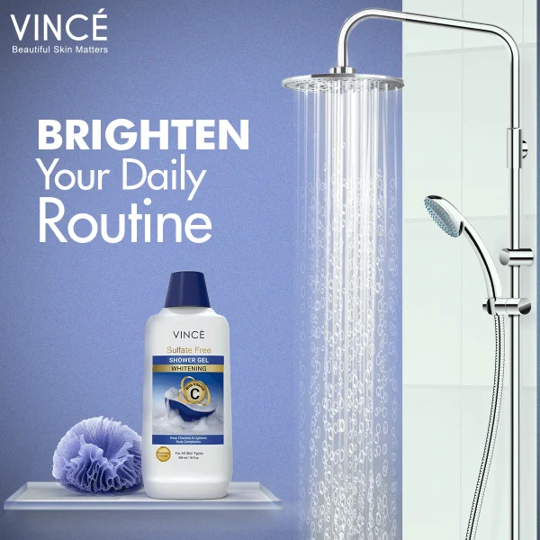 Vince Whitening Shower Gel 300ml - Image 2