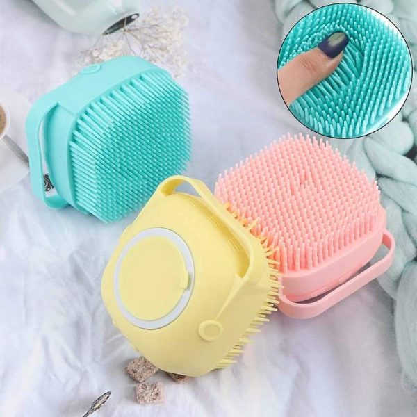 Silicon Bathing Brush For Cats And Dogs, Pets Bathing Brush. - Image 7