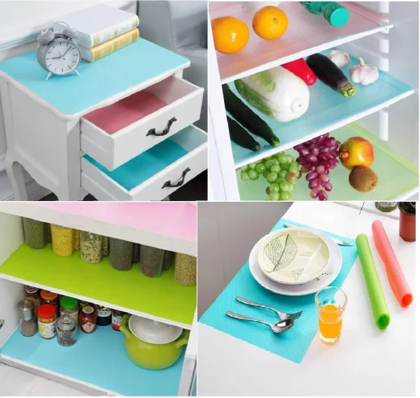 Multipurpose Textured Anti-Slip Eva Mat - for Fridge, Bathroom, Kitchen, Drawer, Shelf Liner - Image 3
