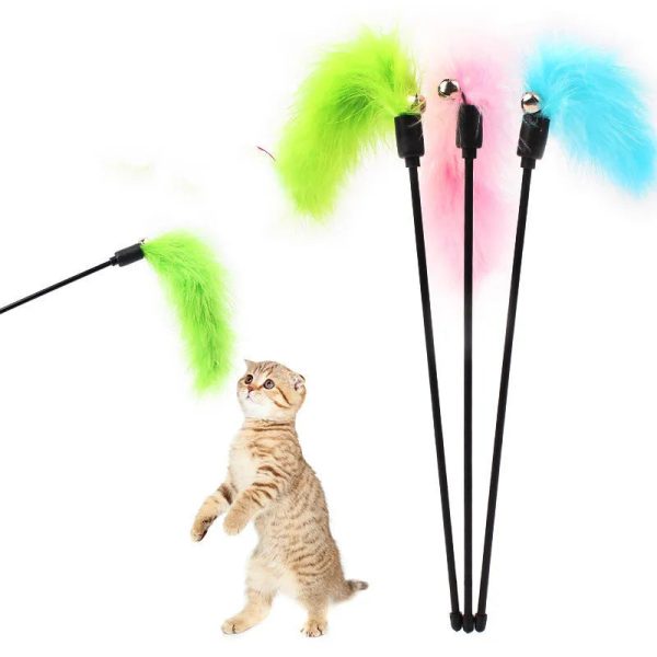 Playing Stick With Toy For Cat Available in Different styles. - Image 8