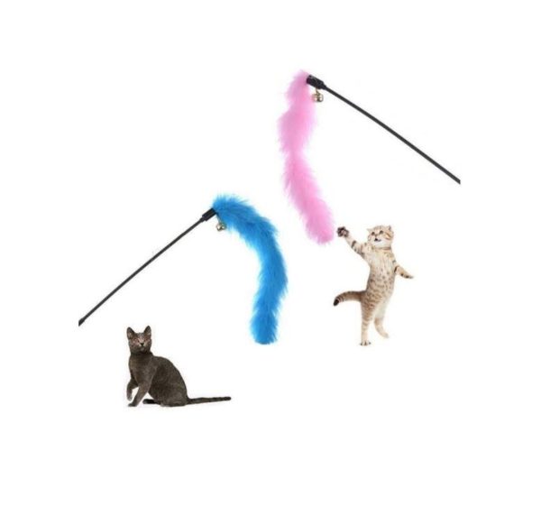 Playing Stick With Toy For Cat Available in Different styles. - Image 15