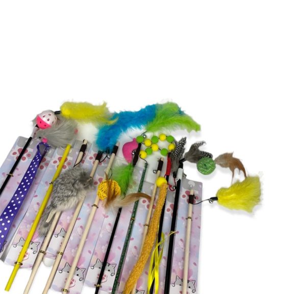 Playing Stick With Toy For Cat Available in Different styles. - Image 12