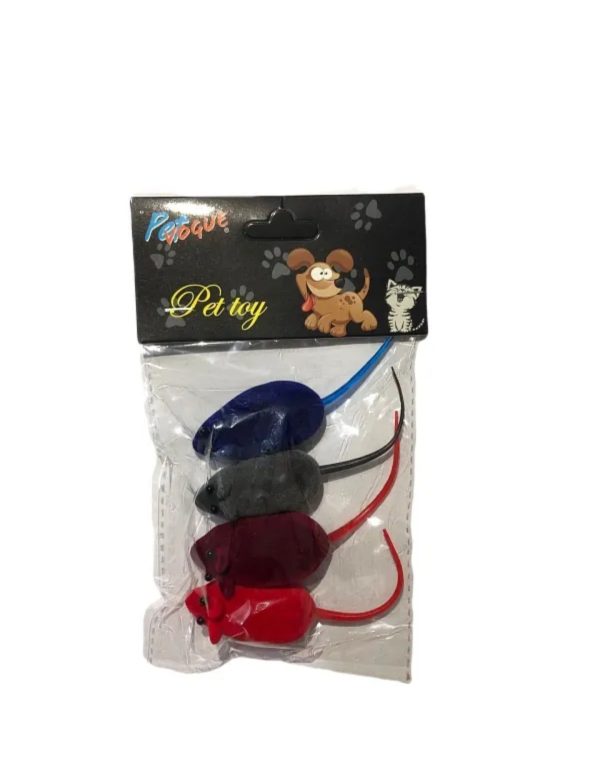 Mouse Toy For Cats And Kittens (4 Pcs).