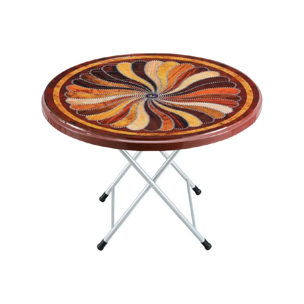 SAAB S-215-NS Steel-Plastic Round Table with New Surface Sticker