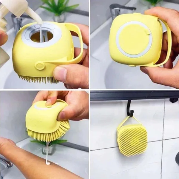 Silicon Bathing Brush For Cats And Dogs, Pets Bathing Brush. - Image 6