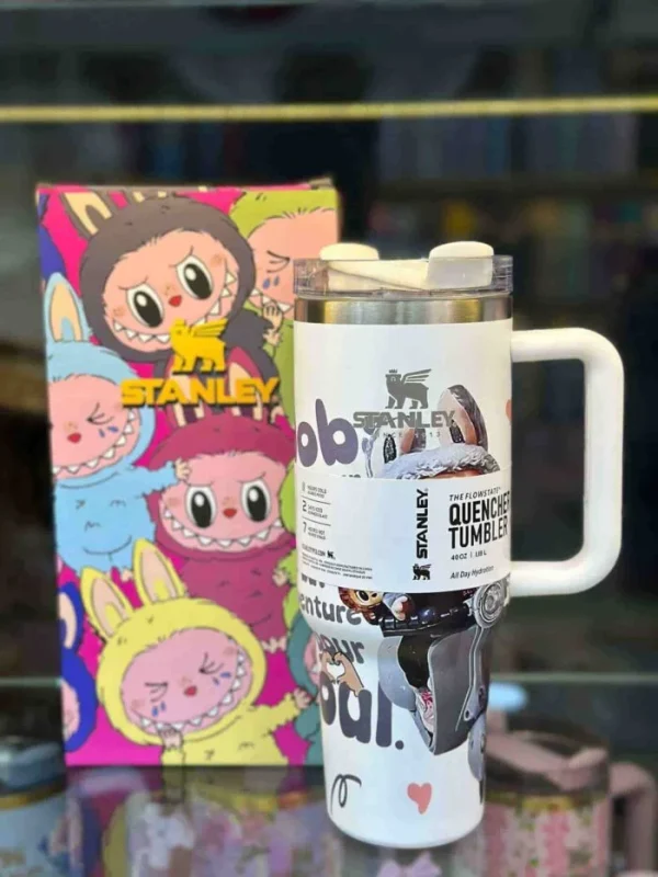 Labubu 40 Oz Stanley Quencher - Image 4