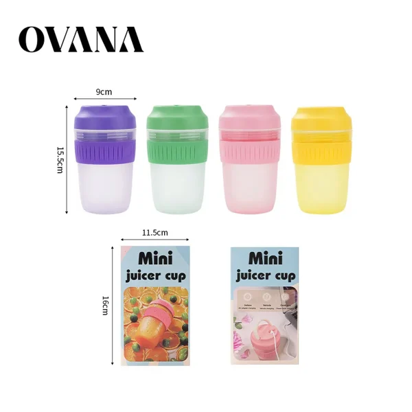Rechargeable Club Shaker Mini Juicer Cup - Image 5