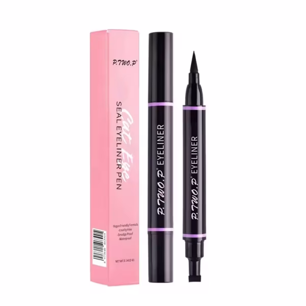 P.TWO.P Stamp Eyeliner Pencil Double Ended Waterproof Quick Drying, Liquid Eyeliner. - Image 2