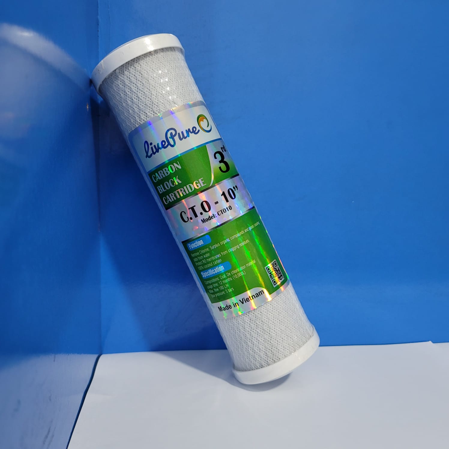 Block Carbon Filter Cartridge 3rd Stage. - Image 3