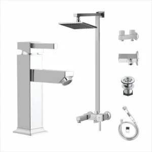 Bath Set Complete 8 Pieces Casper Series: