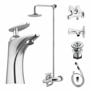 Single Lever Wall Shower Novia Series By Faisal Sanitary 5702: - Image 3