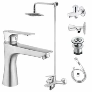 Bath Set Complete 8 Pieces Opera Series 8107: