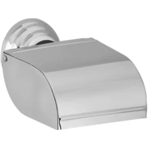 Faisal Sanitary Paper holder with cover 4106 Chrome Elegant Metal