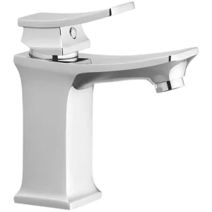 Single Lever Rectangular Basin Mixer Carrera Series By Faisal Sanitary 5501: