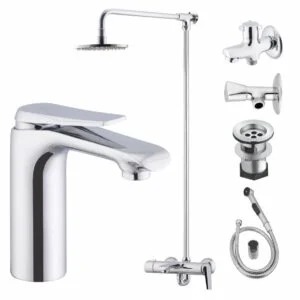 Bath Set Complete 8 Pieces Fame Series 7907: