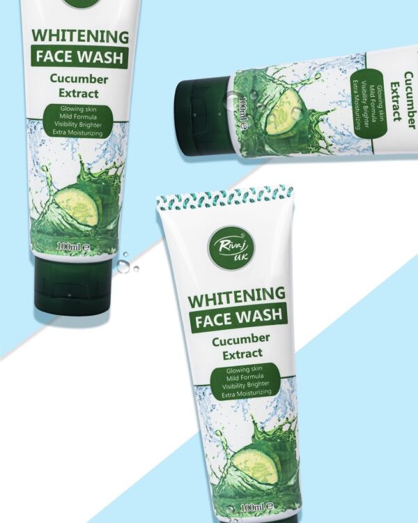 Rivaj UK Original Whitening Face Wash With Cucumber Extract 100ml