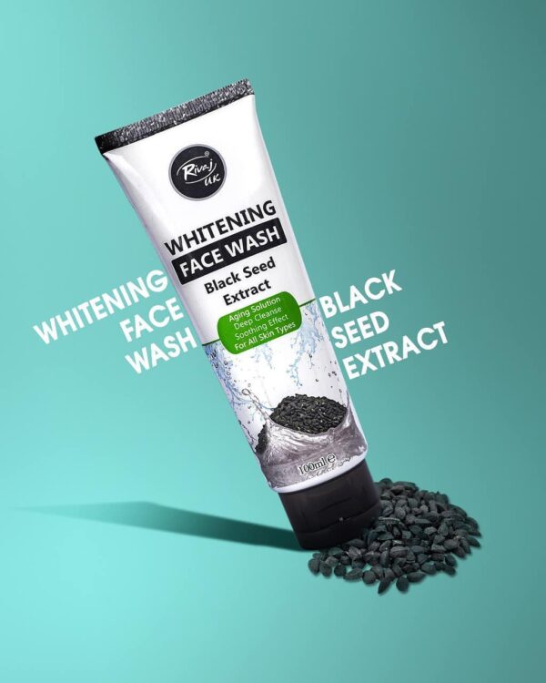 Rivaj UK Original Whitening Face Wash with Black Seed Extract 100ml