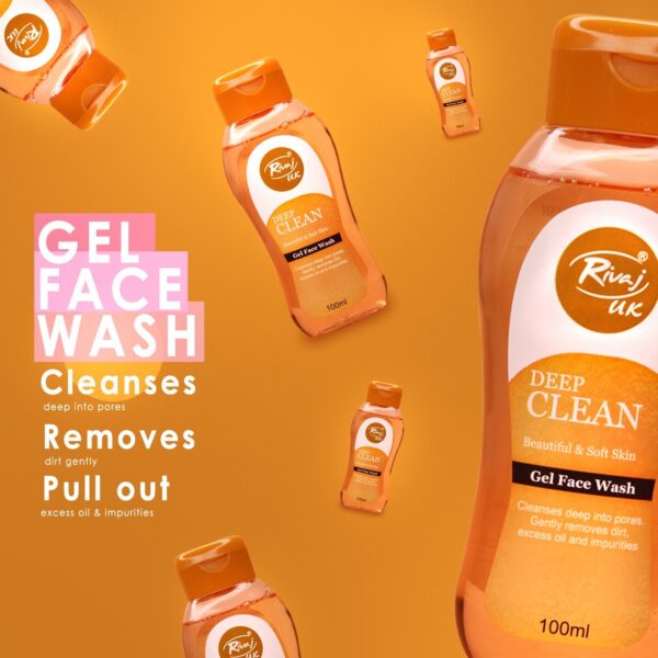 Rivaj UK Deep Clean Gel Face Wash - 100ml