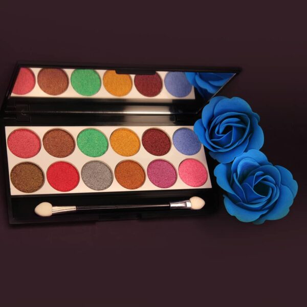 Rivaj UK 12 in 1 Velvet Eye Shadow Kit - 04