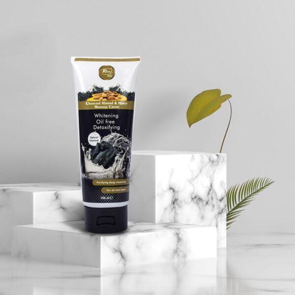 Rivaj UK Charcoal Almond & Honey Massage Cream – 150ml