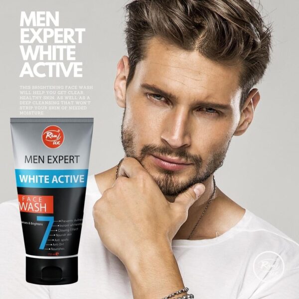 Rivaj UK Men Expert White Active Face Wash - 150ml