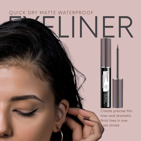 Rivaj UK Quick Dry Matte Waterproof Eyeliner