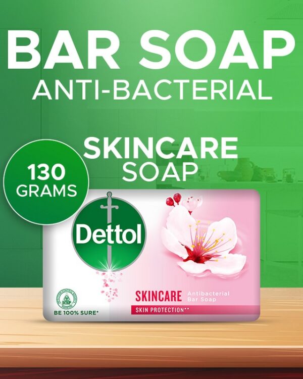 Dettol Antibacterial Skincare Soap 130g