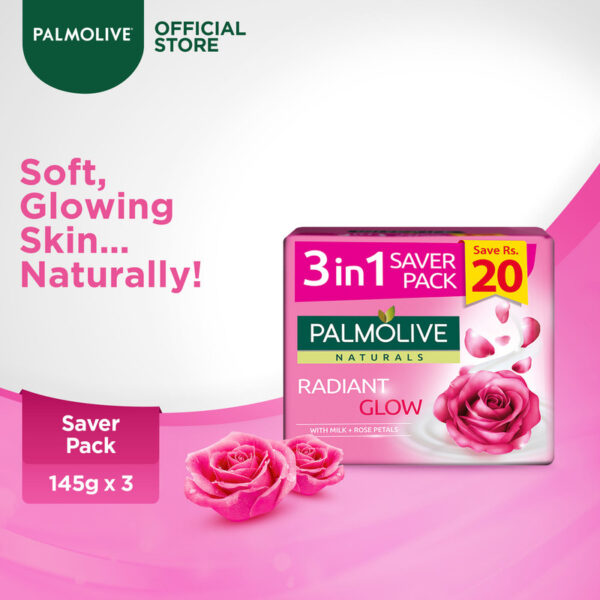 Palmolive Naturals Bar Soap Saver Pack 145gx3