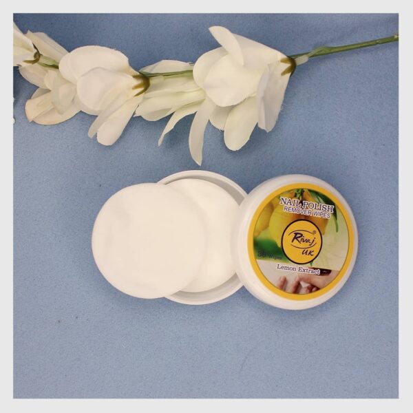 Rivaj UK Nail Polish Remover Wipes (Lemon)