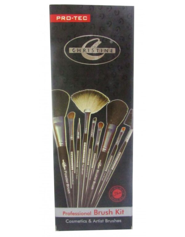 Christine Professional Makeup Small Brush Kit Set - 9 Pieces - Image 4