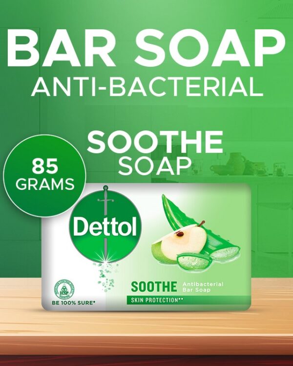 Dettol Antibacterial Soothe Soap 85g