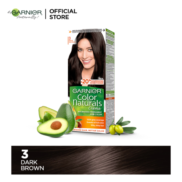 Garnier Color Naturals 3 Dark Brown Hair Color