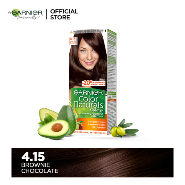 Garnier Color Naturals 4.15 Frosty Dark Mahogany Hair Color