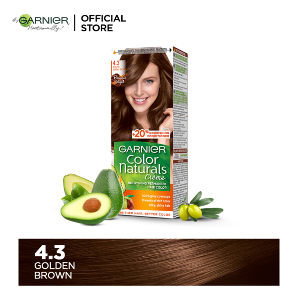 Garnier Color Naturals 4.3 Golden Brown Hair Color