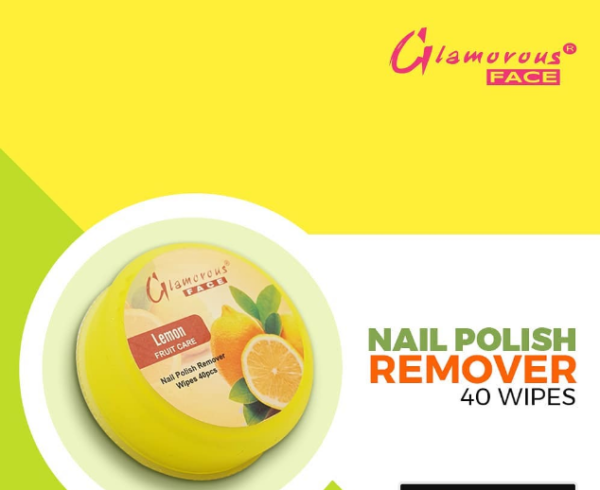 Glamorous Face Nail Polish Remover Tissues (Lemon Fruit Care)