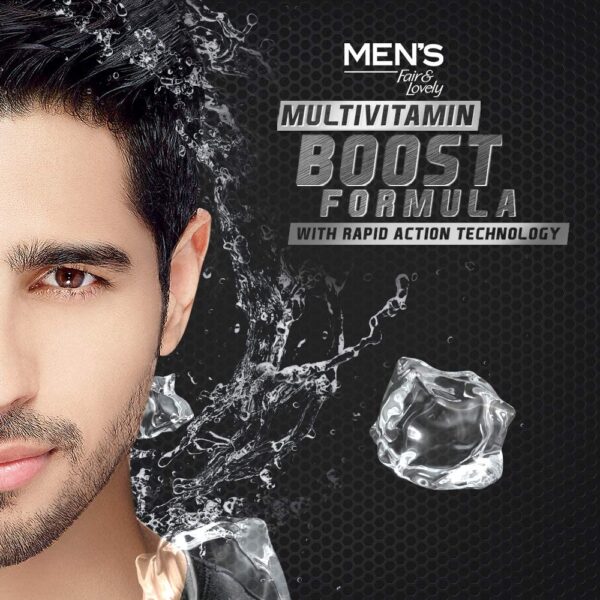 Fair and lovely Men Instant Fairness Rapid Action Face Wash - 100gm - Image 5