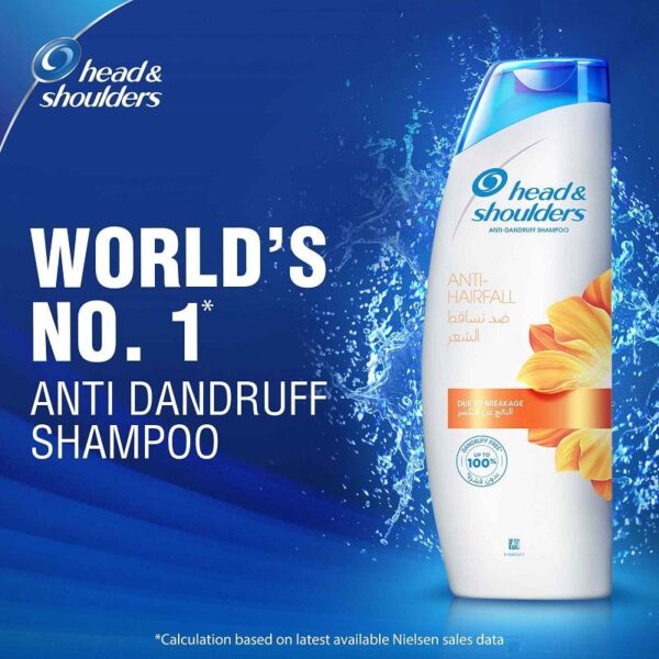 Head & Shoulders Anti Dandruff & Anti Hair Fall Shampoo - 360ml - Image 2
