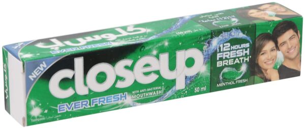 Closeup Ever Fresh Menthol Fresh Breath Toothpaste - 50gm - Image 3