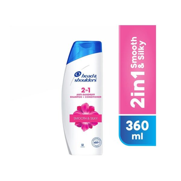 Head & Shoulders Smooth and Silky Anti Dandruff Shampoo - 360ml