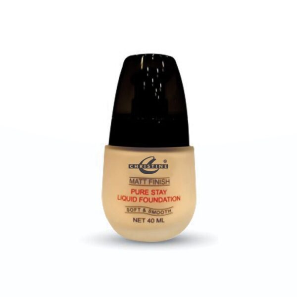 Christine Matte Finish Liquid Foundation Shade Fair 06 - 40ml