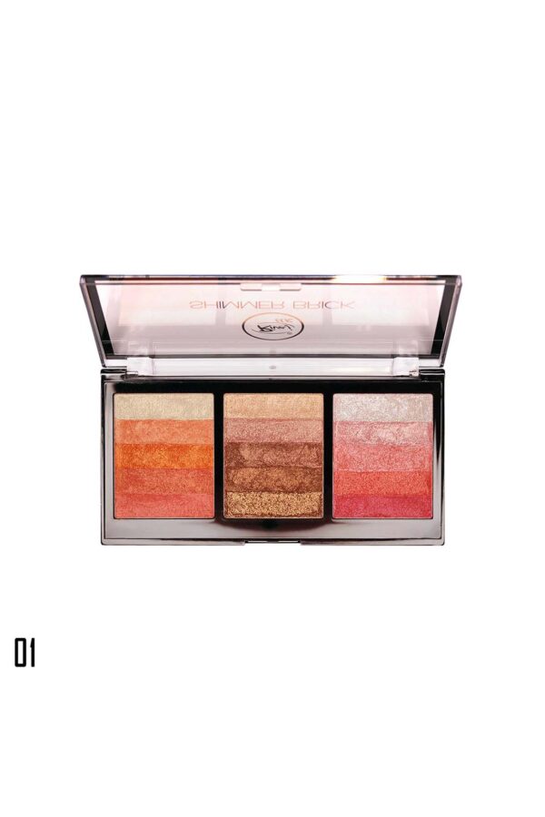 Rivaj UK Shimmer Brick Highlighter Color Palette (Group 01) - Image 2