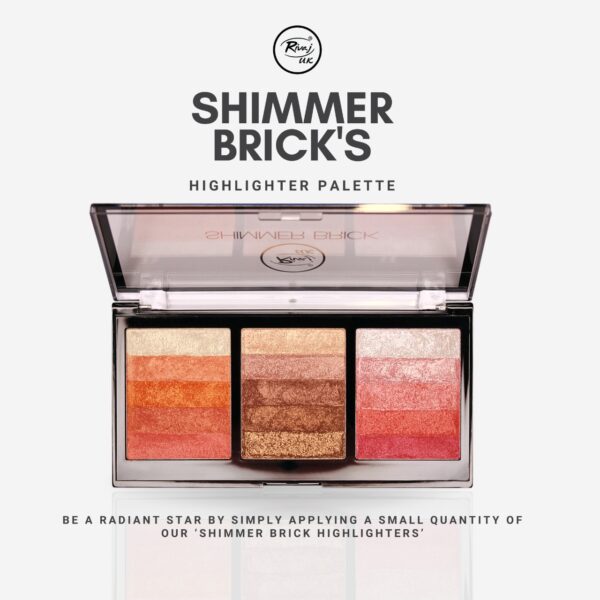 Rivaj UK Shimmer Brick Highlighter Color Palette (Group 01)