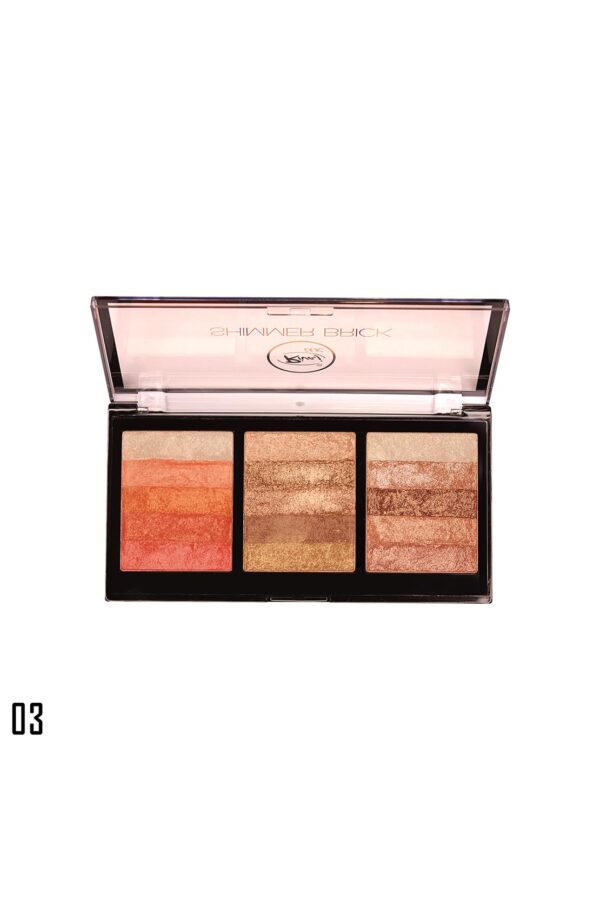 Rivaj UK Shimmer Brick Highlighter Color Palette (Group 03) - Image 2