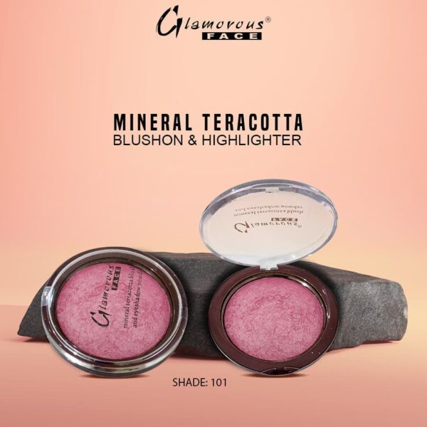 Glamorous Face Mineral Terracotta Face/Eye Blush On - Shade No 101