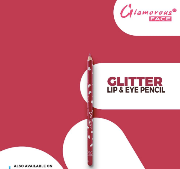 Glamorous Face Glitter Lip & Eye Pencil - 25 Beautiful Shades